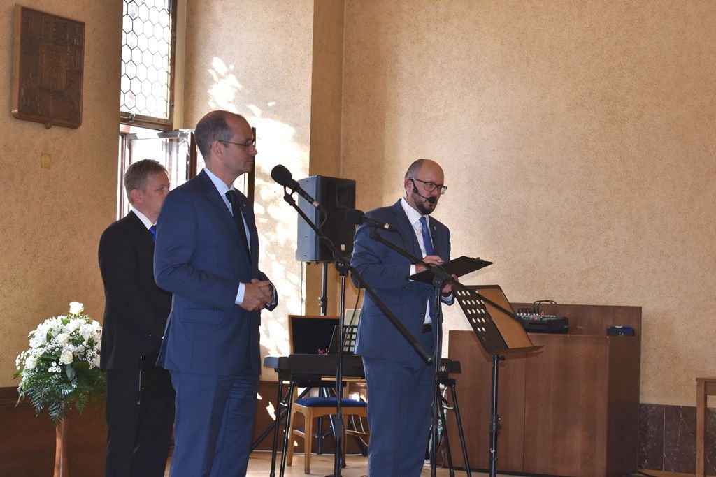 Den s Regensburgem - přijetí v Obřadní síni (foto: A.Jarošová, 16.9.2018)