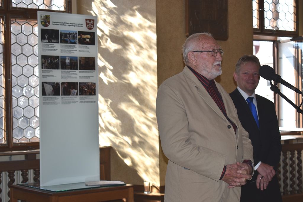 Den s Regensburgem - přijetí v Obřadní síni (foto: A.Jarošová, 16.9.2018)