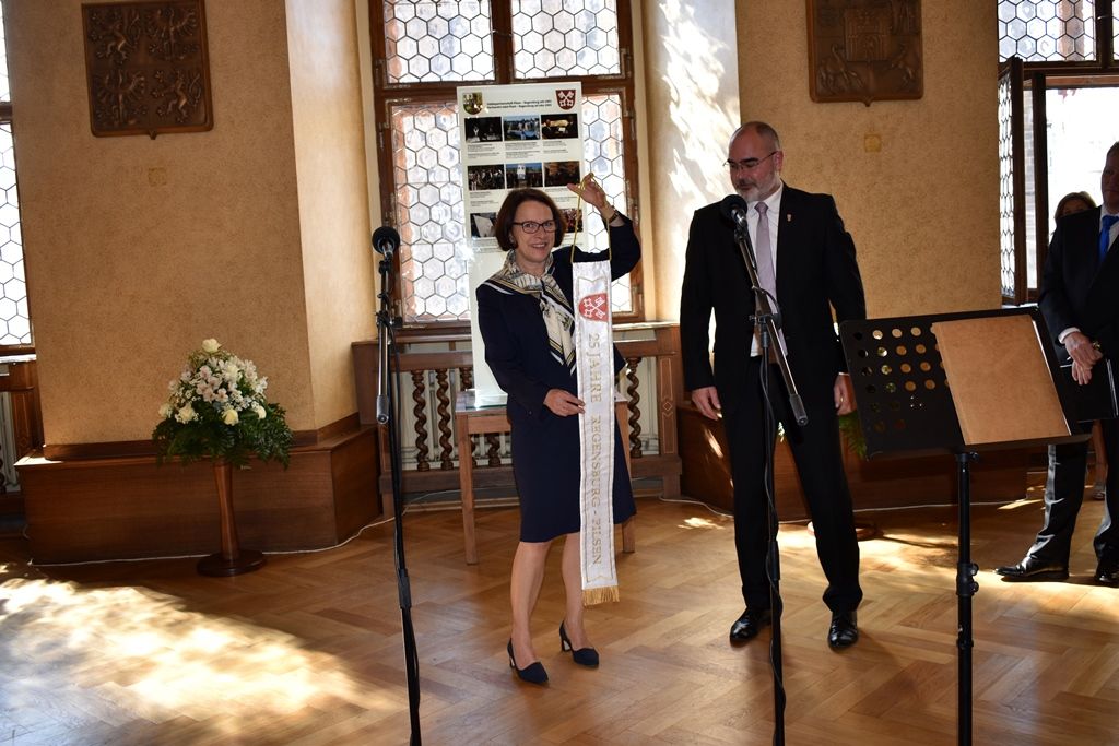 Den s Regensburgem - přijetí v Obřadní síni (foto: A.Jarošová, 16.9.2018)