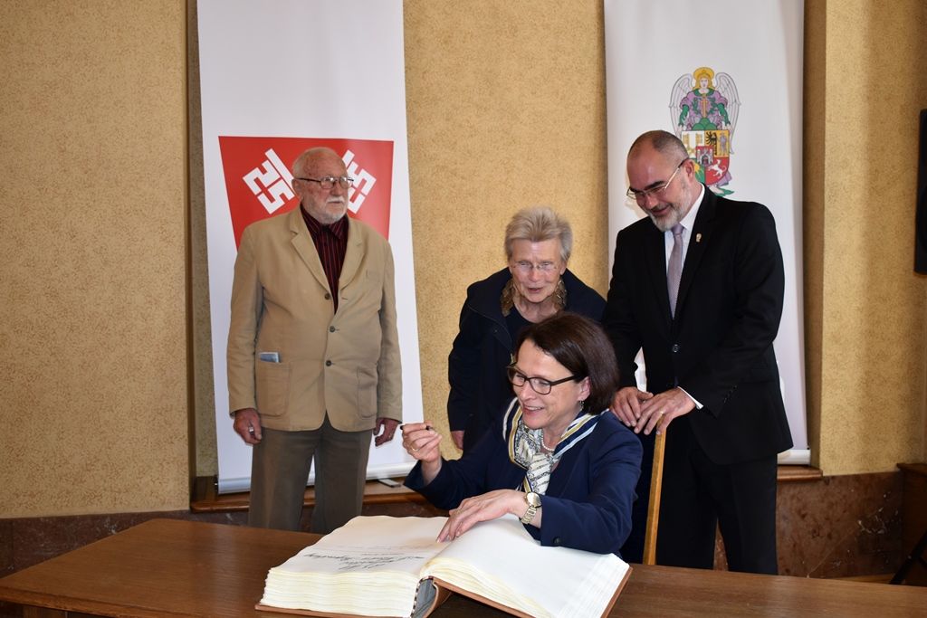 Den s Regensburgem - přijetí v Obřadní síni (foto: A.Jarošová, 16.9.2018)