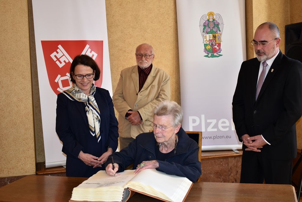 Den s Regensburgem - přijetí v Obřadní síni (foto: A.Jarošová, 16.9.2018)