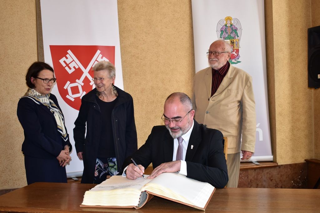 Den s Regensburgem - přijetí v Obřadní síni (foto: A.Jarošová, 16.9.2018)