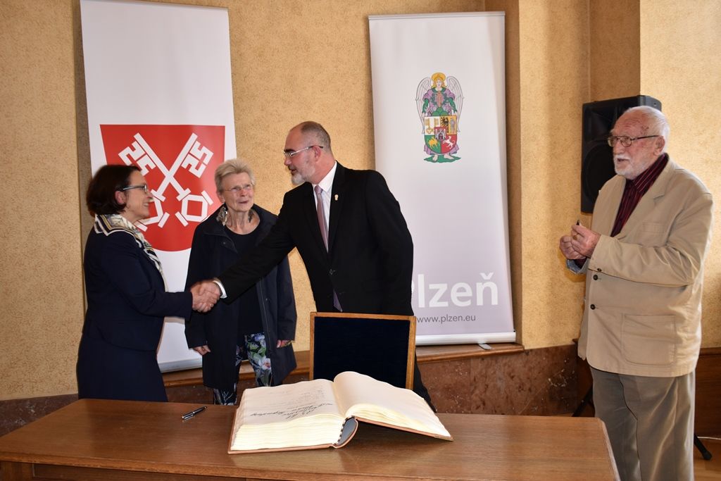 Den s Regensburgem - přijetí v Obřadní síni (foto: A.Jarošová, 16.9.2018)