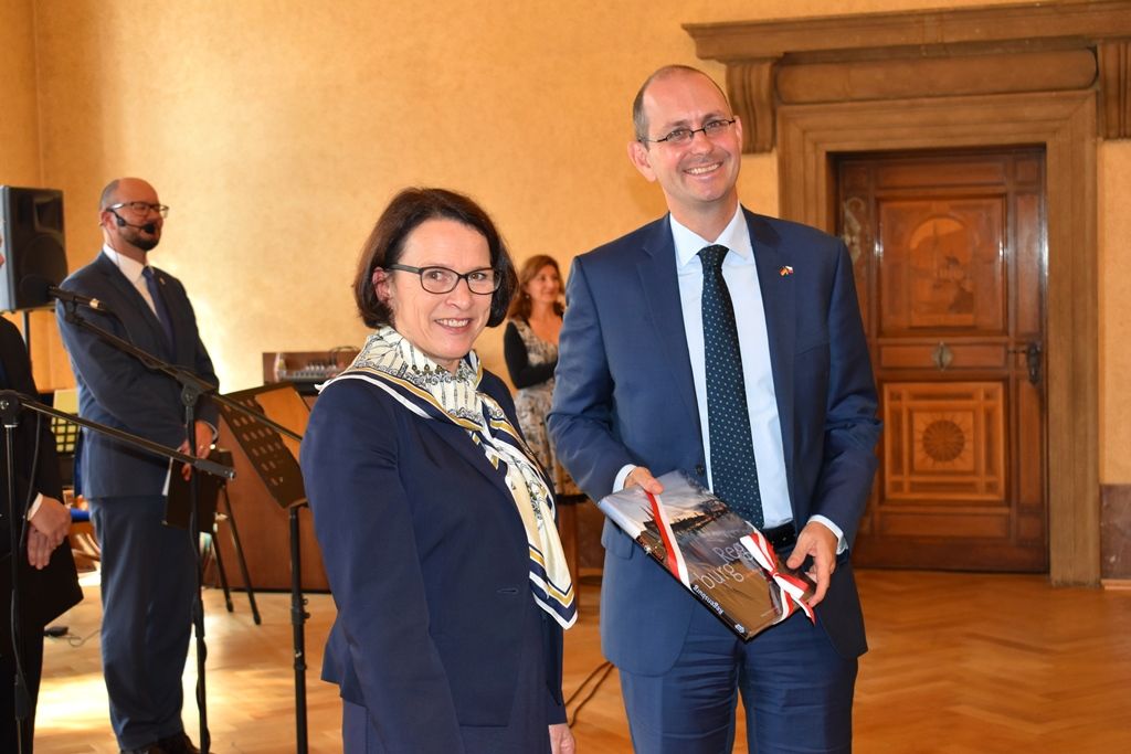 Den s Regensburgem - přijetí v Obřadní síni (foto: A.Jarošová, 16.9.2018)