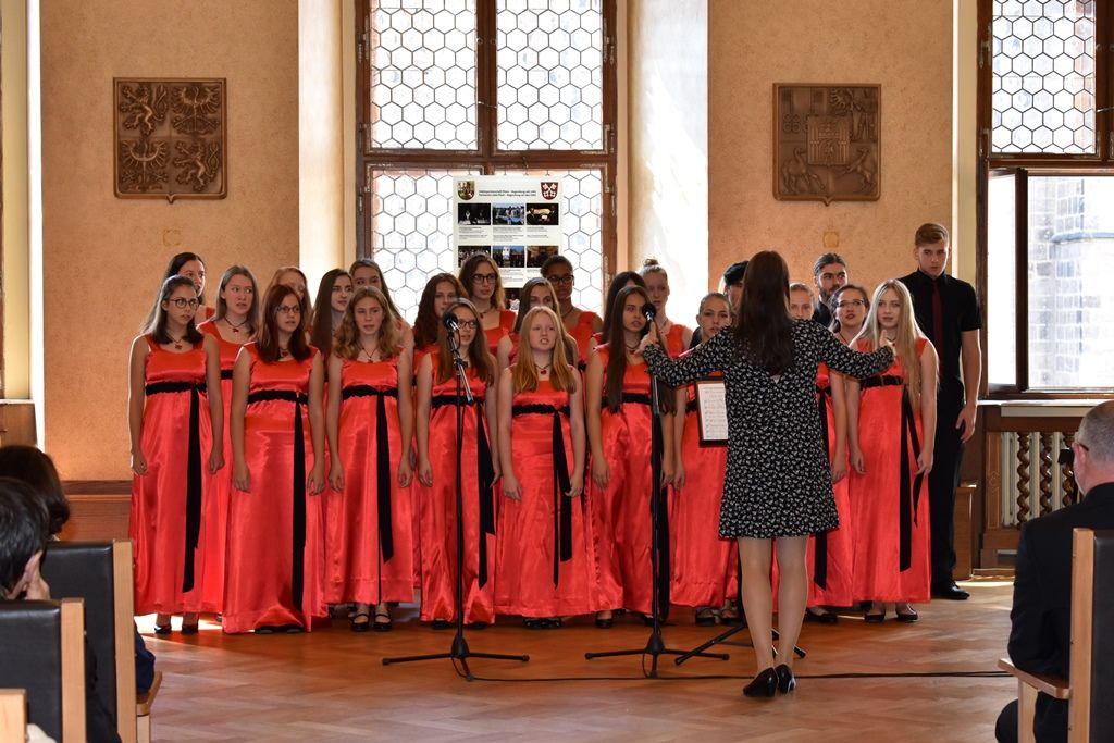 Den s Regensburgem - přijetí v Obřadní síni (foto: A.Jarošová, 16.9.2018)