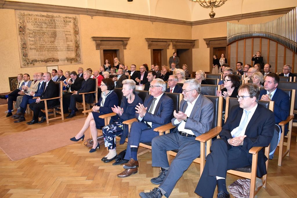Den s Regensburgem - přijetí v Obřadní síni (foto: A.Jarošová, 16.9.2018)