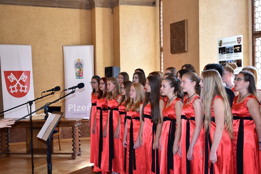 Den s Regensburgem - přijetí v Obřadní síni (foto: A.Jarošová, 16.9.2018)