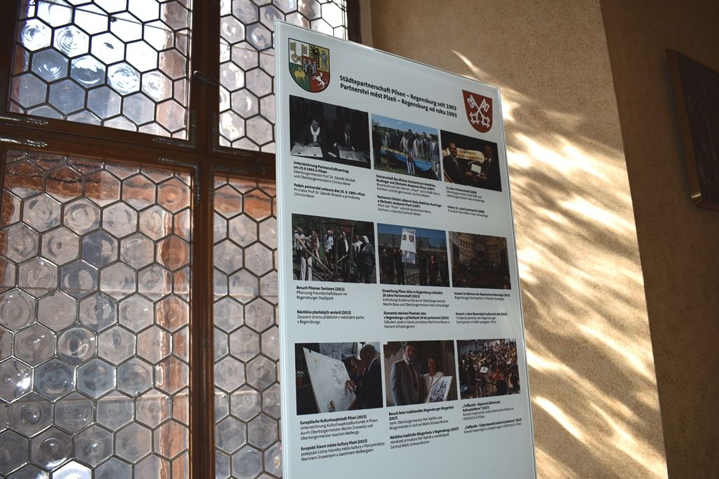 Den s Regensburgem - přijetí v Obřadní síni (foto: A.Jarošová, 16.9.2018)