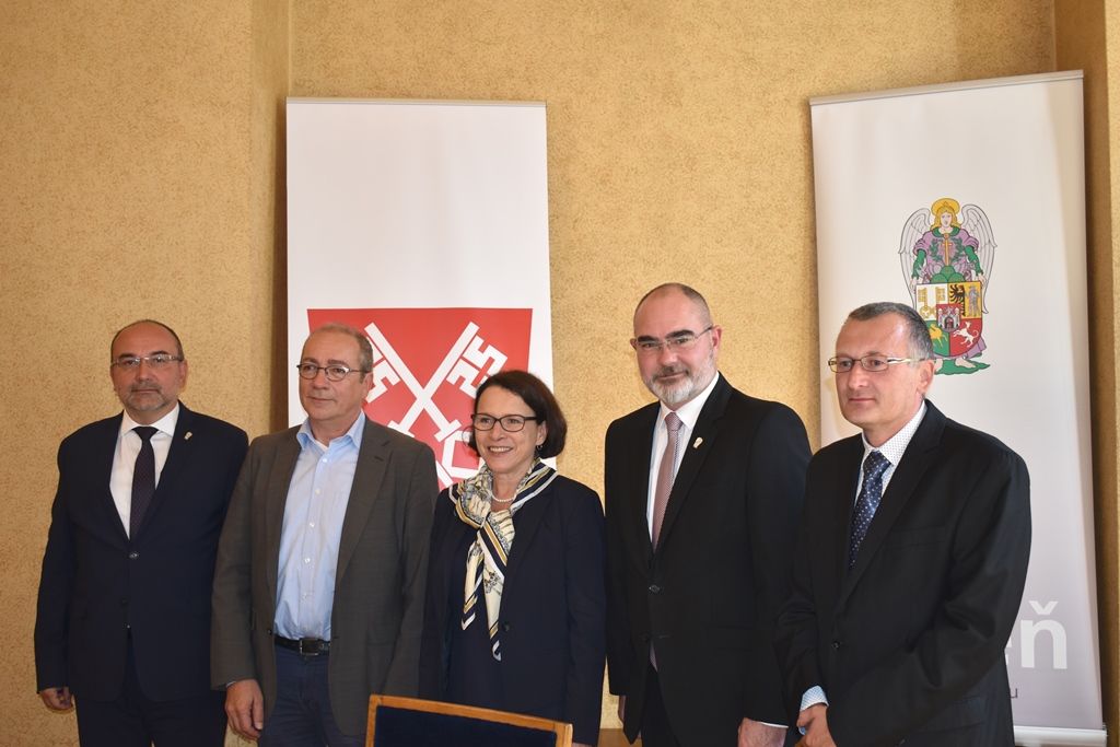 Den s Regensburgem - přijetí v Obřadní síni (foto: A.Jarošová, 16.9.2018)