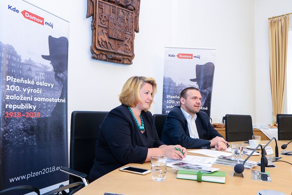 Oslavy vzniku republiky 2018 - tisková konference (foto: M. Pecuch, 17.9.2018)