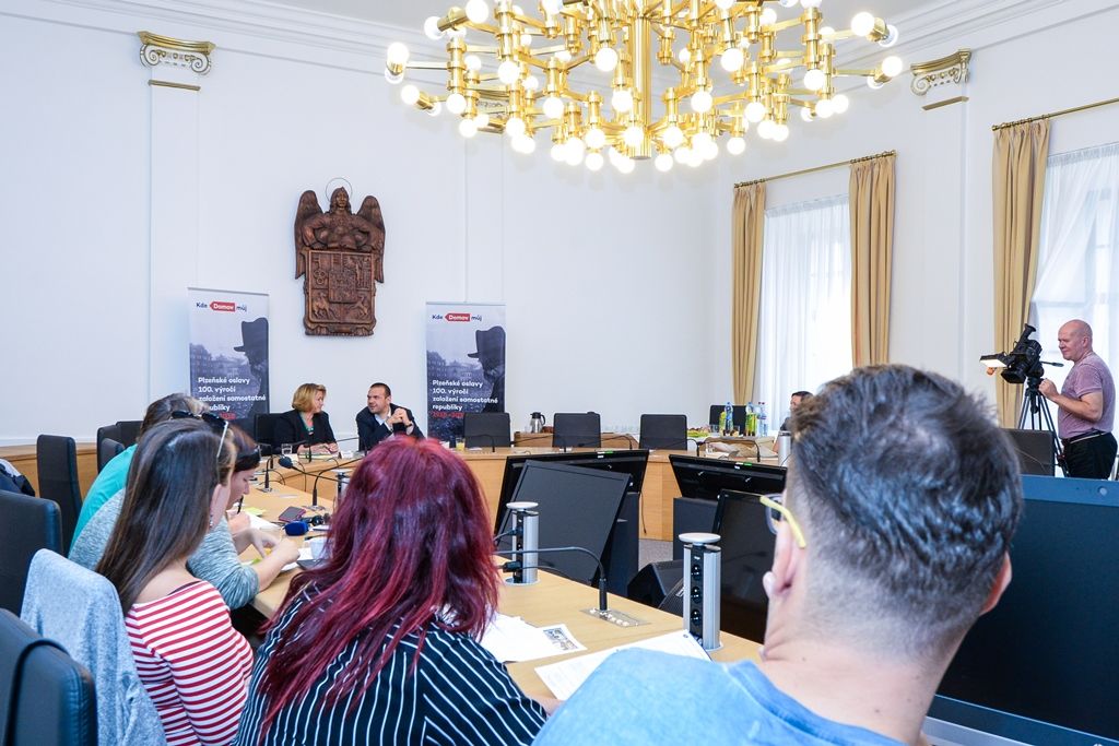 Oslavy vzniku republiky 2018 - tisková konference (foto: M. Pecuch, 17.9.2018)