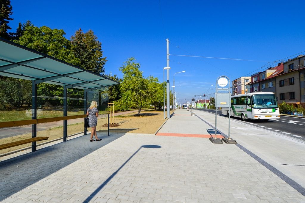 Plzeň má nový přestupní terminál na nám. Milady Horákové (foto: M. Pecuch, 18.9.2018)