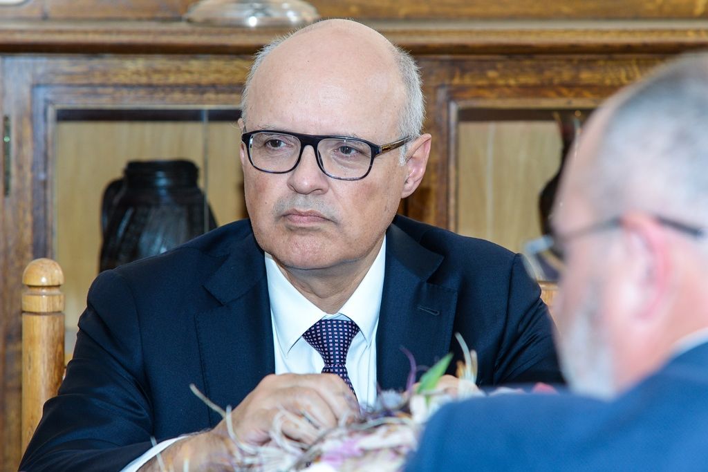 Primátor přijal švýcarského velvyslance (foto: M. Pecuch, 19.9.2018)