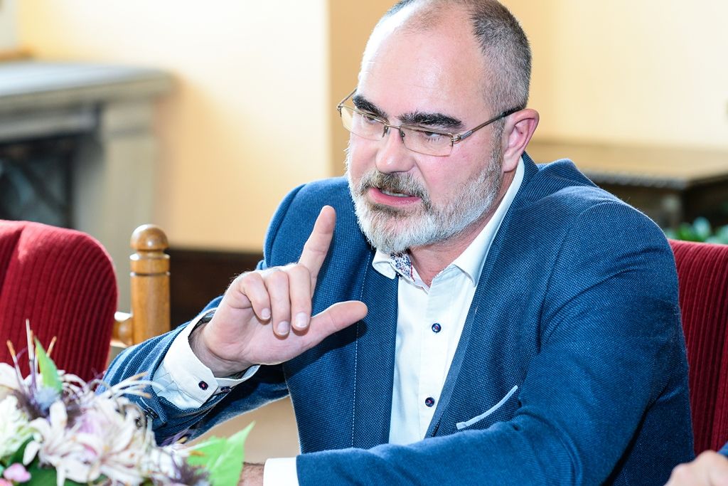 Primátor přijal švýcarského velvyslance (foto: M. Pecuch, 19.9.2018)