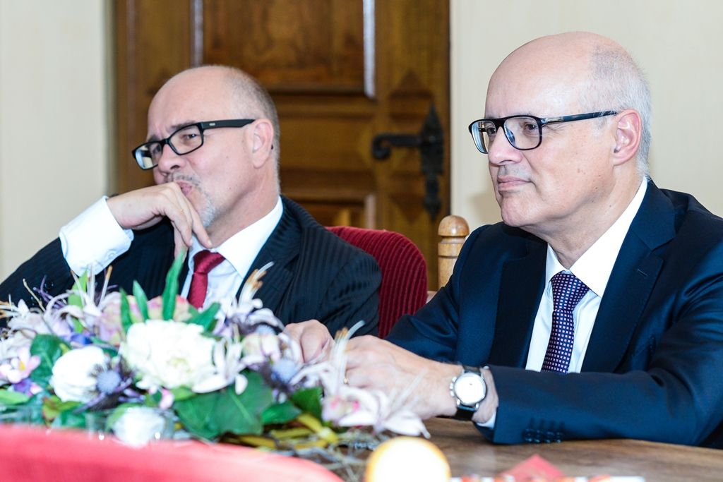 Primátor přijal švýcarského velvyslance (foto: M. Pecuch, 19.9.2018)