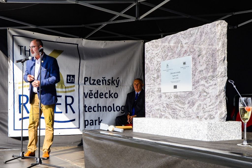 Zahájení stavby nové budovy VTP H2 (foto: M. Pecuch, 19.9.2018)