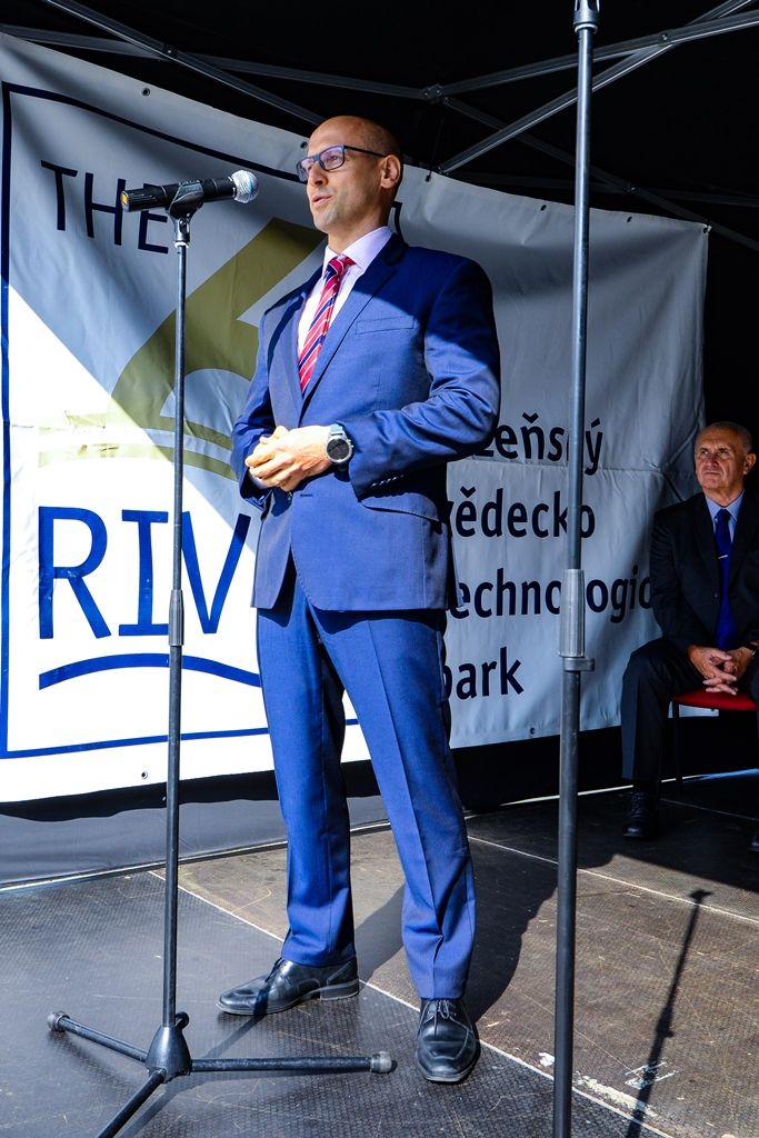 Zahájení stavby nové budovy VTP H2 (foto: M. Pecuch, 19.9.2018)