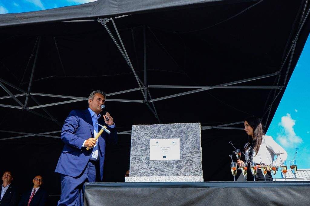 Zahájení stavby nové budovy VTP H2 (foto: M. Pecuch, 19.9.2018)