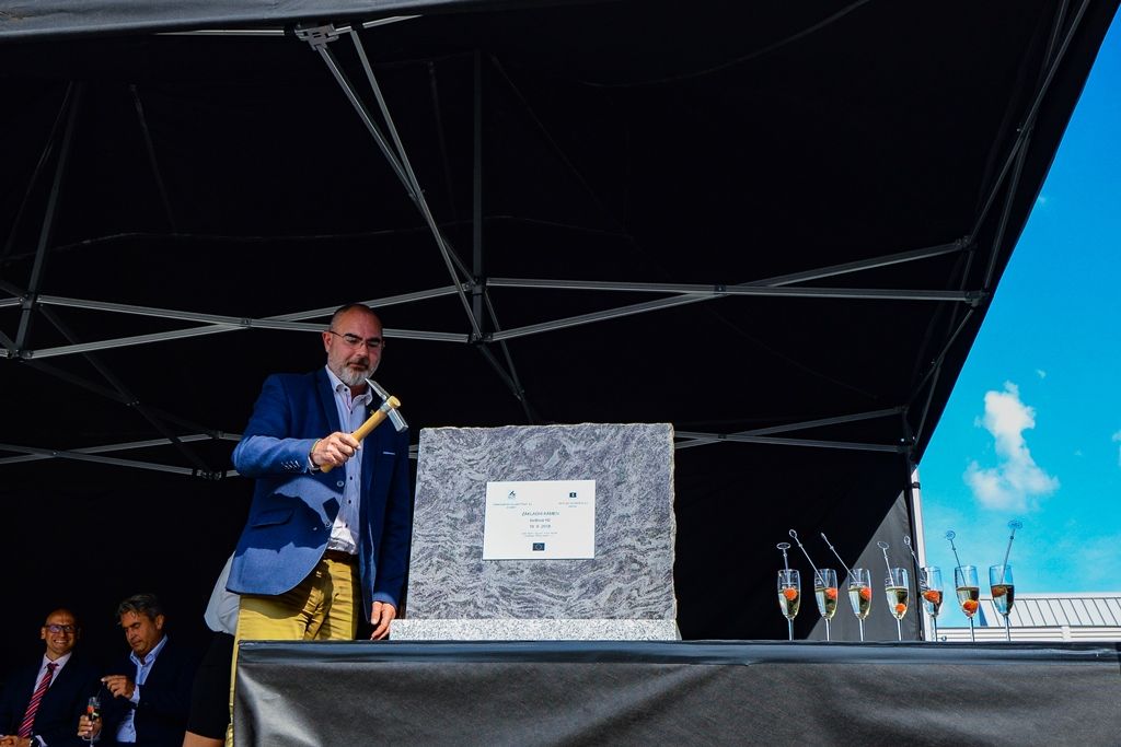 Zahájení stavby nové budovy VTP H2 (foto: M. Pecuch, 19.9.2018)