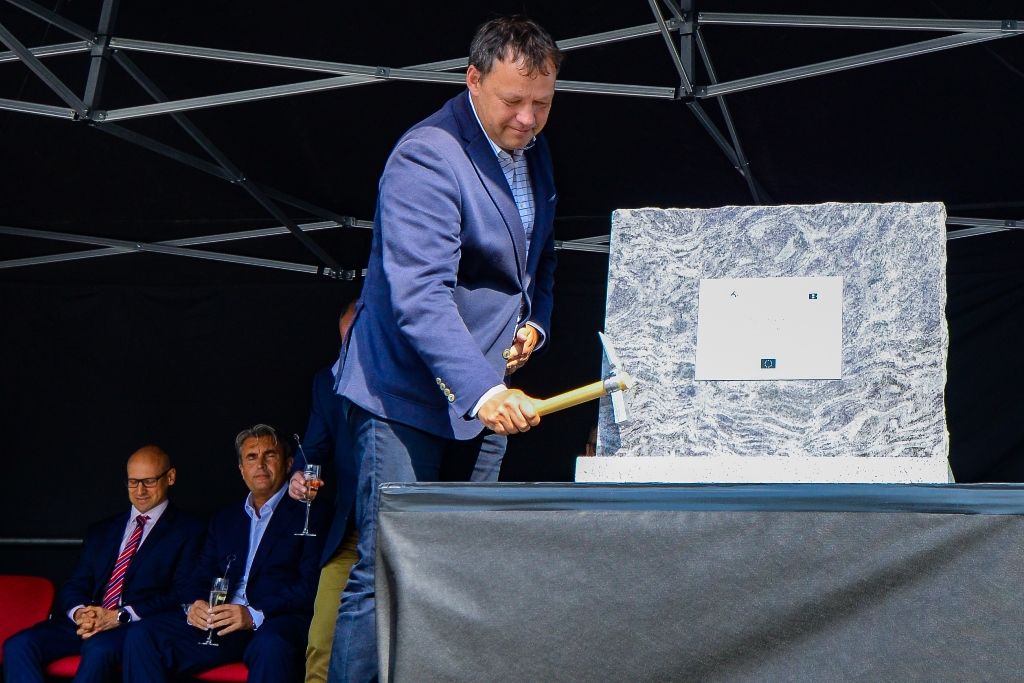 Zahájení stavby nové budovy VTP H2 (foto: M. Pecuch, 19.9.2018)