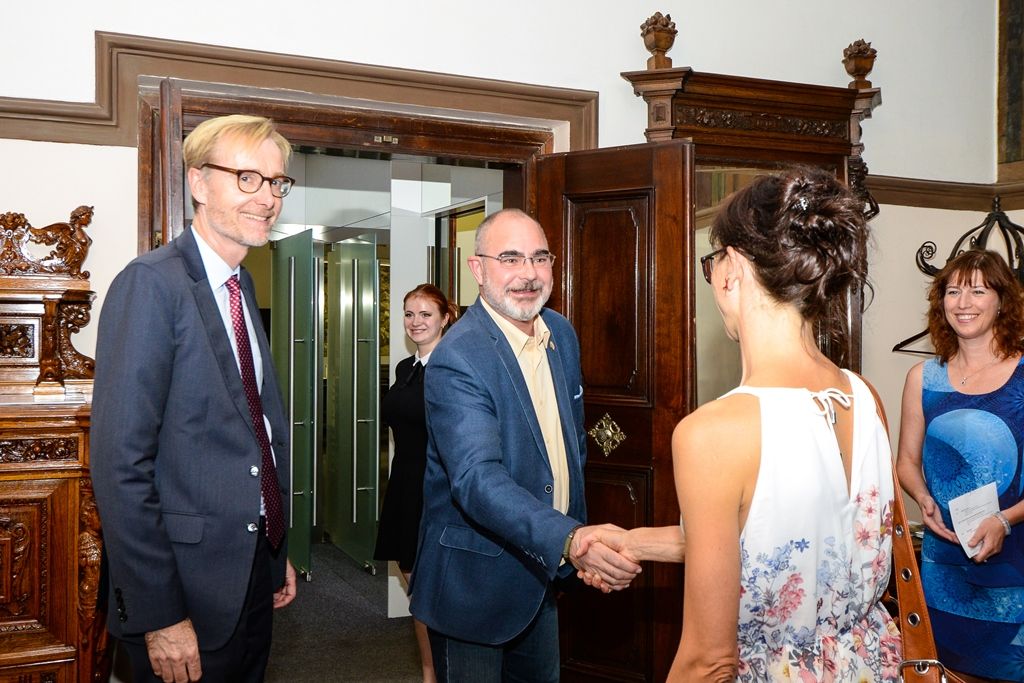 Přijetí dánského velvyslance (foto: M. Pecuch, 21.9.2018)
