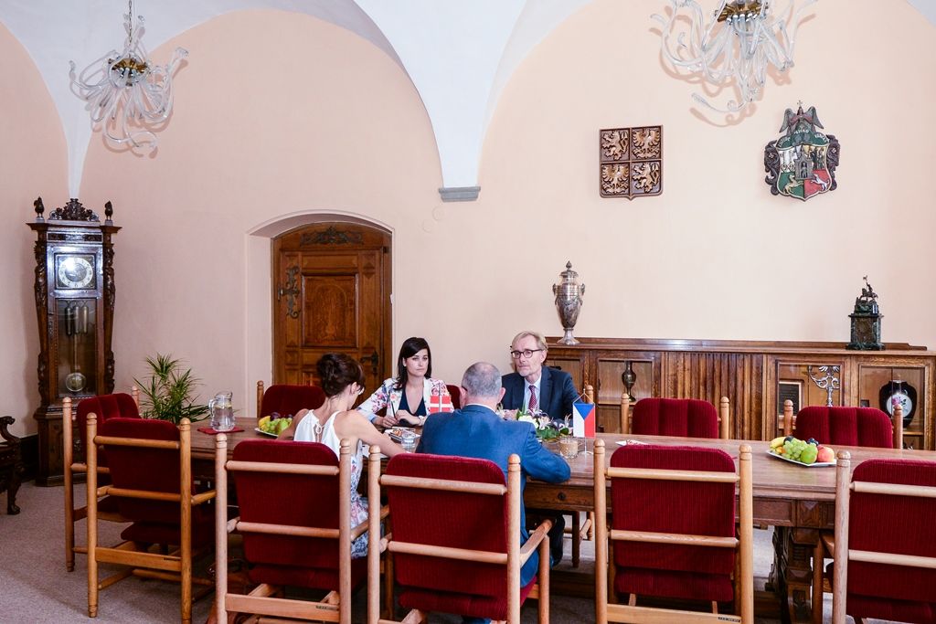 Přijetí dánského velvyslance (foto: M. Pecuch, 21.9.2018)