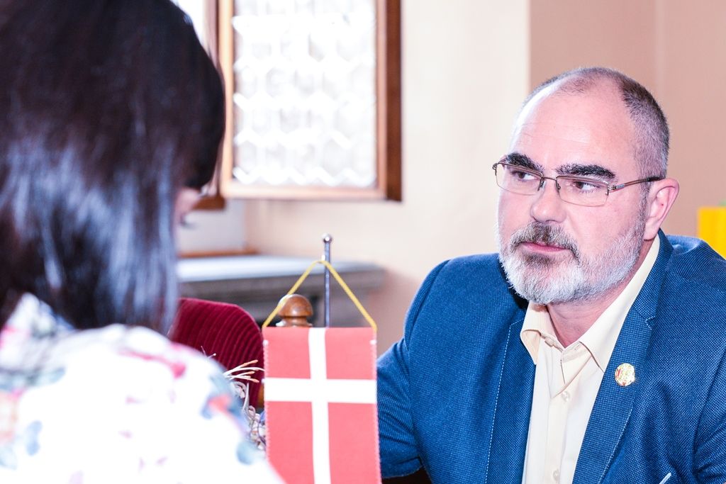 Přijetí dánského velvyslance (foto: M. Pecuch, 21.9.2018)