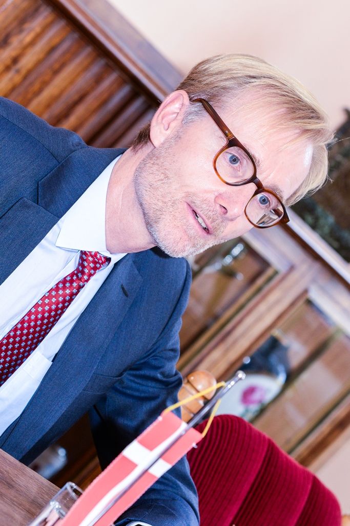 Přijetí dánského velvyslance (foto: M. Pecuch, 21.9.2018)