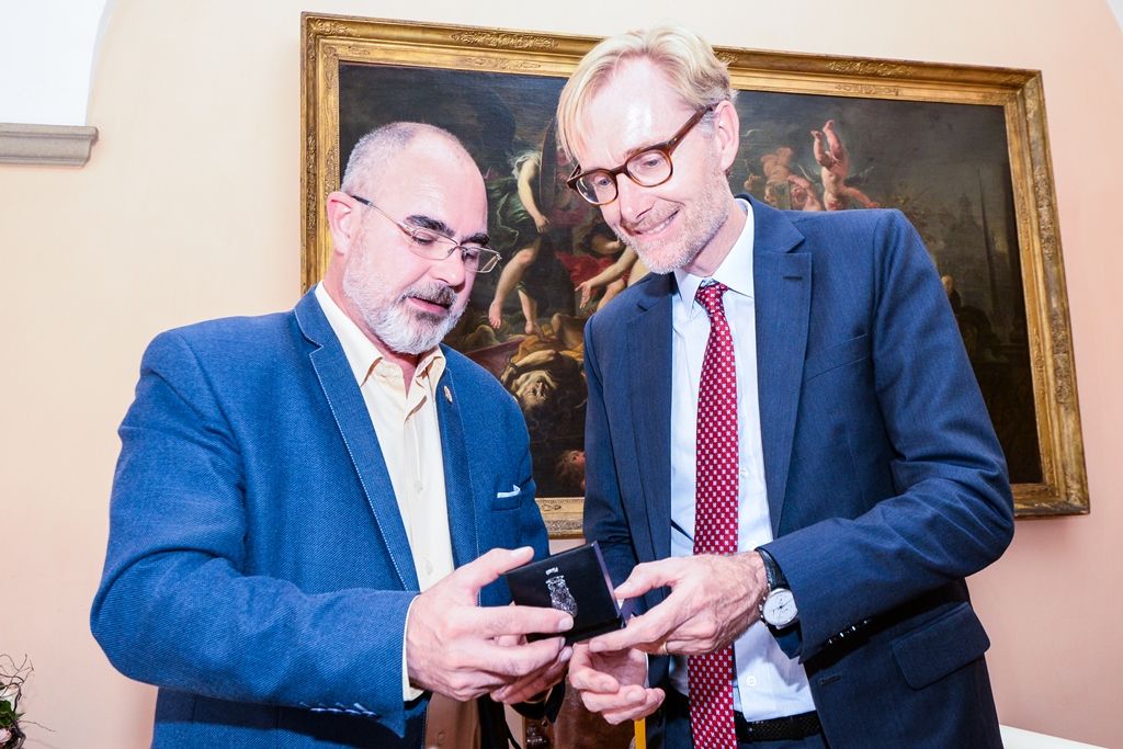 Přijetí dánského velvyslance