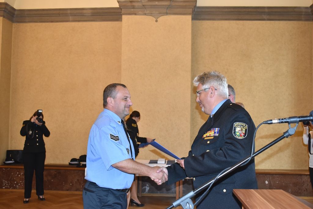 Pořádková jednotka Městské policie Plzeň (foto: A. Jarošová, 1.10.2018)