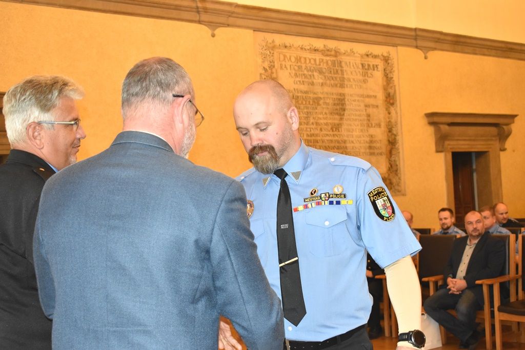 Pořádková jednotka Městské policie Plzeň (foto: A. Jarošová, 1.10.2018)