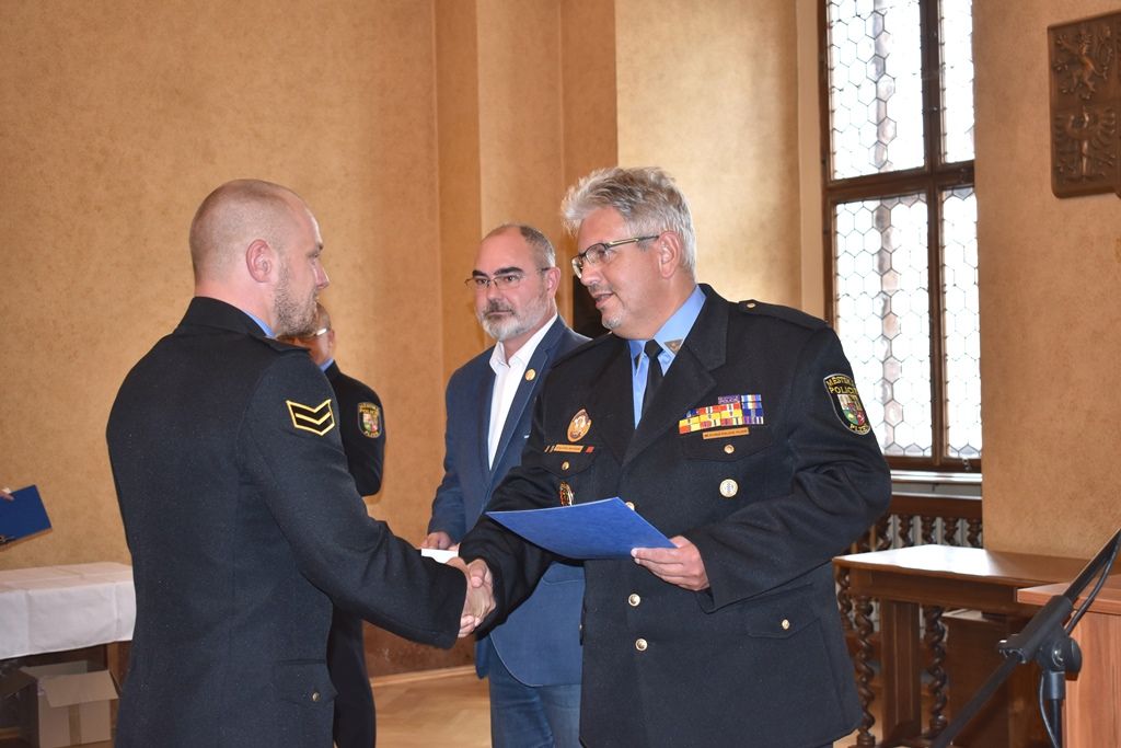 Pořádková jednotka Městské policie Plzeň (foto: A. Jarošová, 1.10.2018)