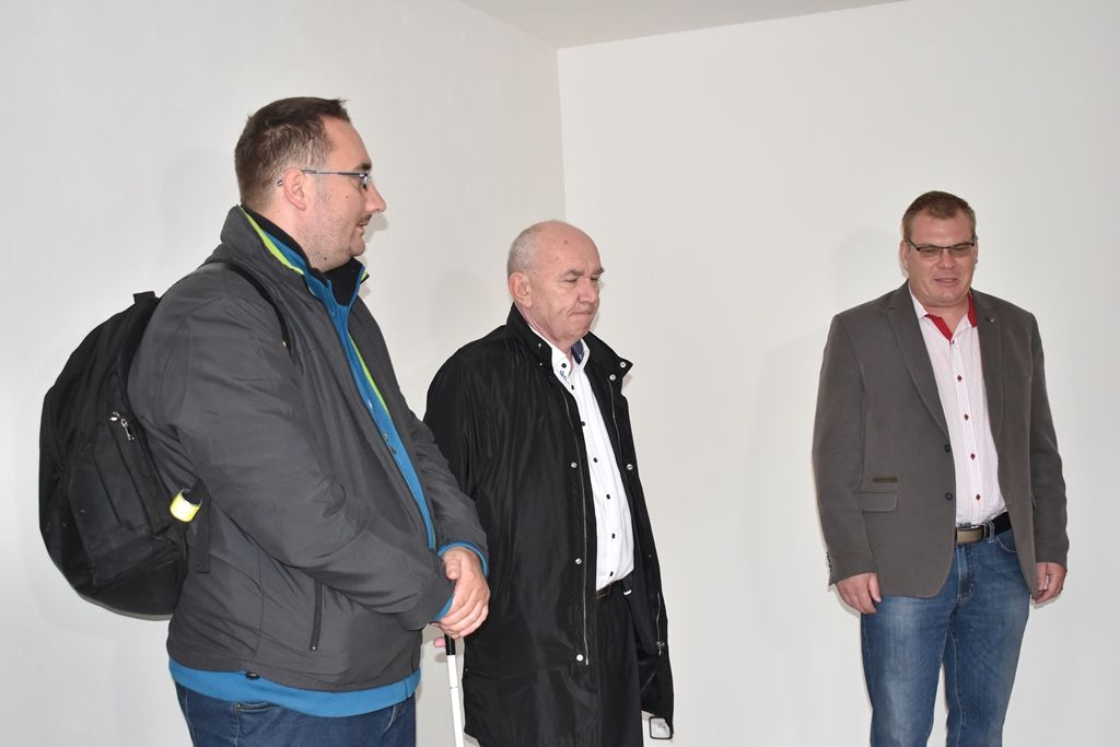 Předání bytu U Jam 23 (foto: A. Jarošová, 2.10.2018)