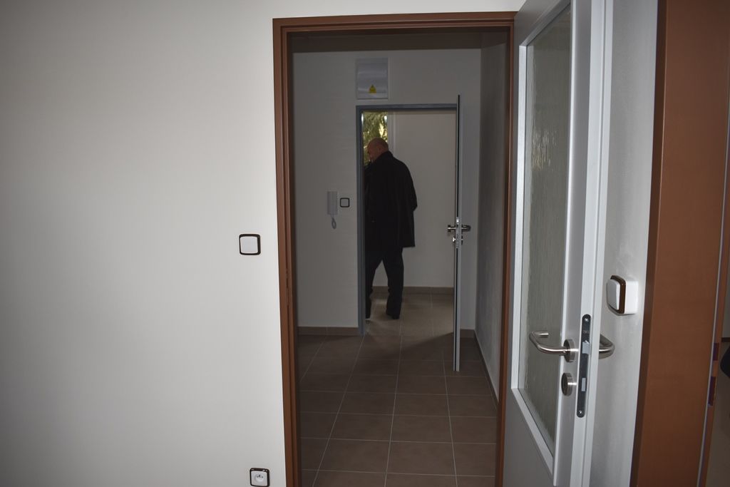 Předání bytu U Jam 23 (foto: A. Jarošová, 2.10.2018)