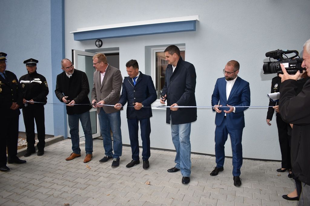 Nová služebna městské policie ve Skvrňanech (foto: E. Barborková, 2.10.2018)