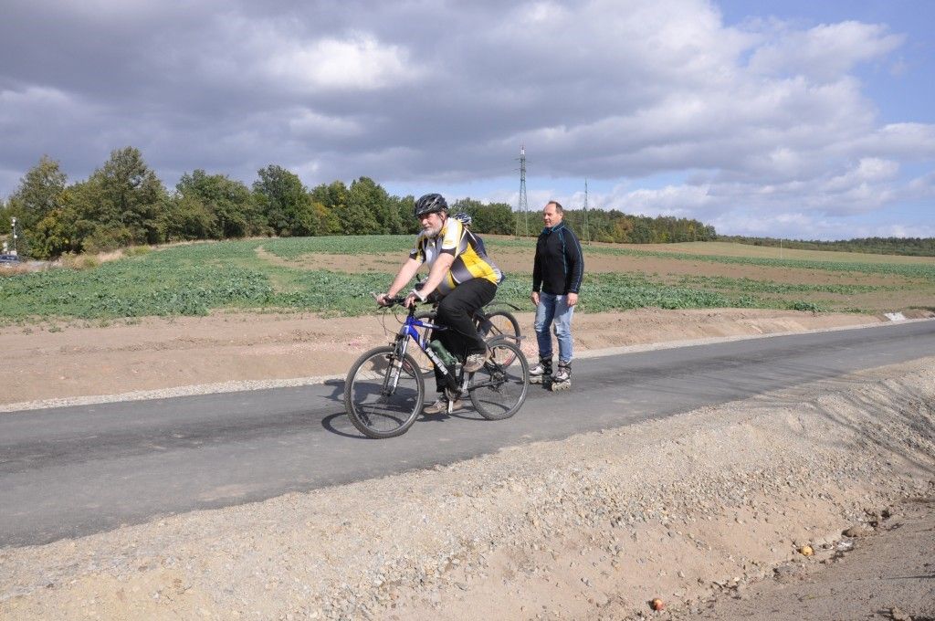 Cyklostezka z Radčic do Malesic (foto: R. Žáková, 3.10.2018)