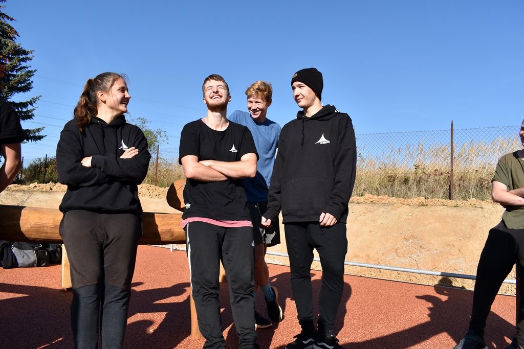 Nové parkourové hřiště (foto: A. Jarošová, 4.10.2018)