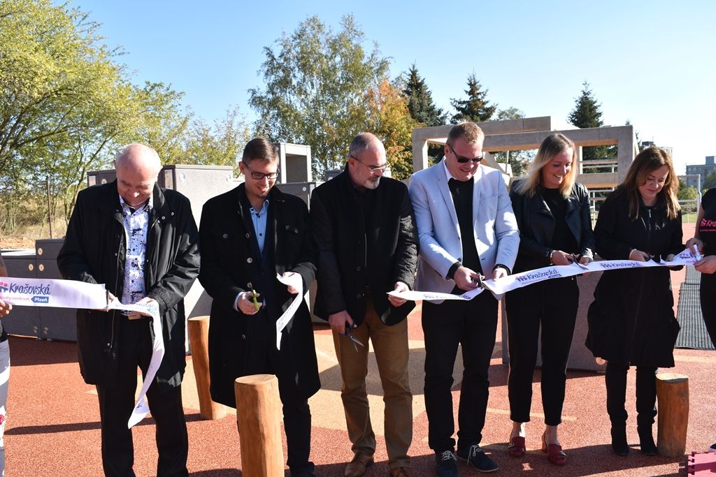 Nové parkourové hřiště (foto: A. Jarošová, 4.10.2018)