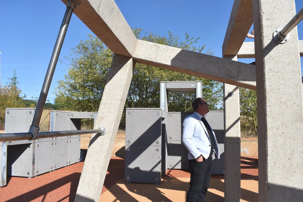 Nové parkourové hřiště (foto: A. Jarošová, 4.10.2018)