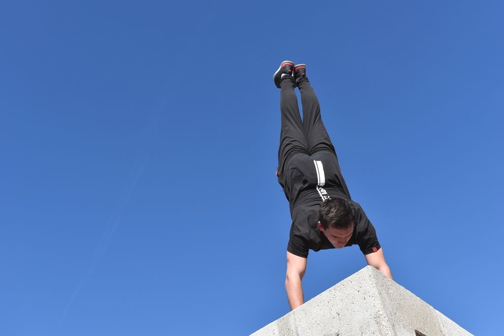 Nové parkourové hřiště (foto: A. Jarošová, 4.10.2018)