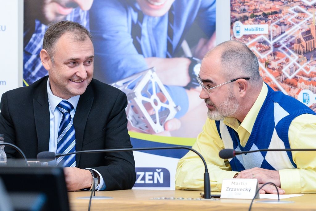 Tisková konference k veletrhu vzdělávání a práce Posviť si na budoucnost (foto: M. Pecuch, 23.10.2018)