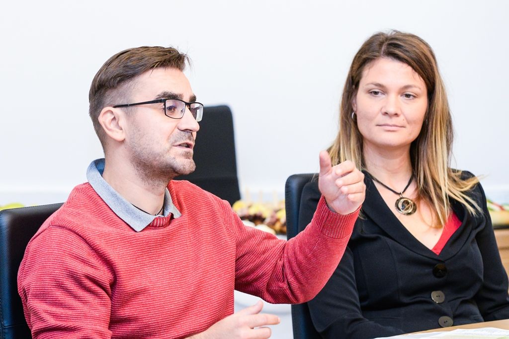 Tisková konference k veletrhu vzdělávání a práce Posviť si na budoucnost (foto: M. Pecuch, 23.10.2018)
