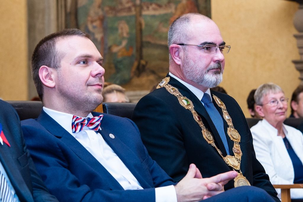 Oslavy vzniku republiky 2018 - Předávání ocenění města (foto: M. Pecuch, 28.10.2018)