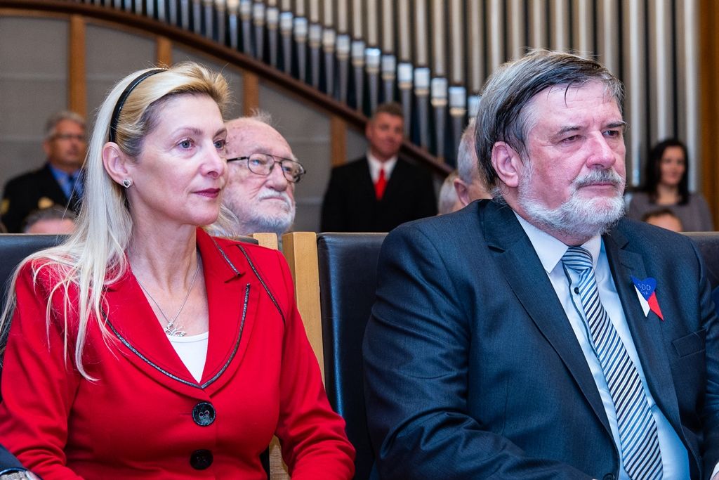 Oslavy vzniku republiky 2018 - Předávání ocenění města (foto: M. Pecuch, 28.10.2018)
