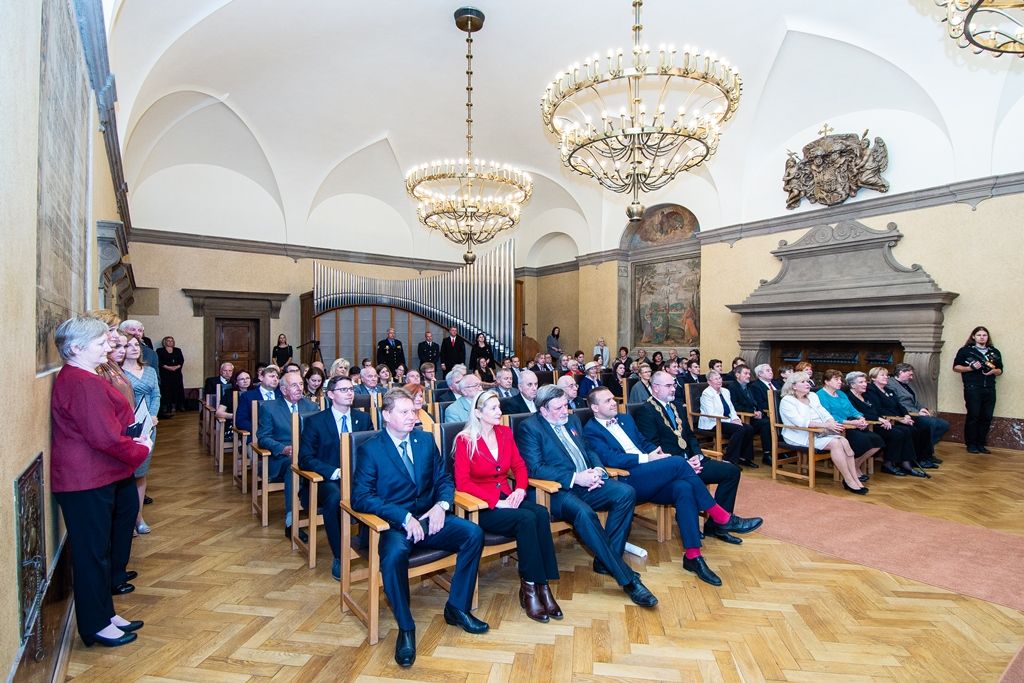 Oslavy vzniku republiky 2018 - Předávání ocenění města (foto: M. Pecuch, 28.10.2018)