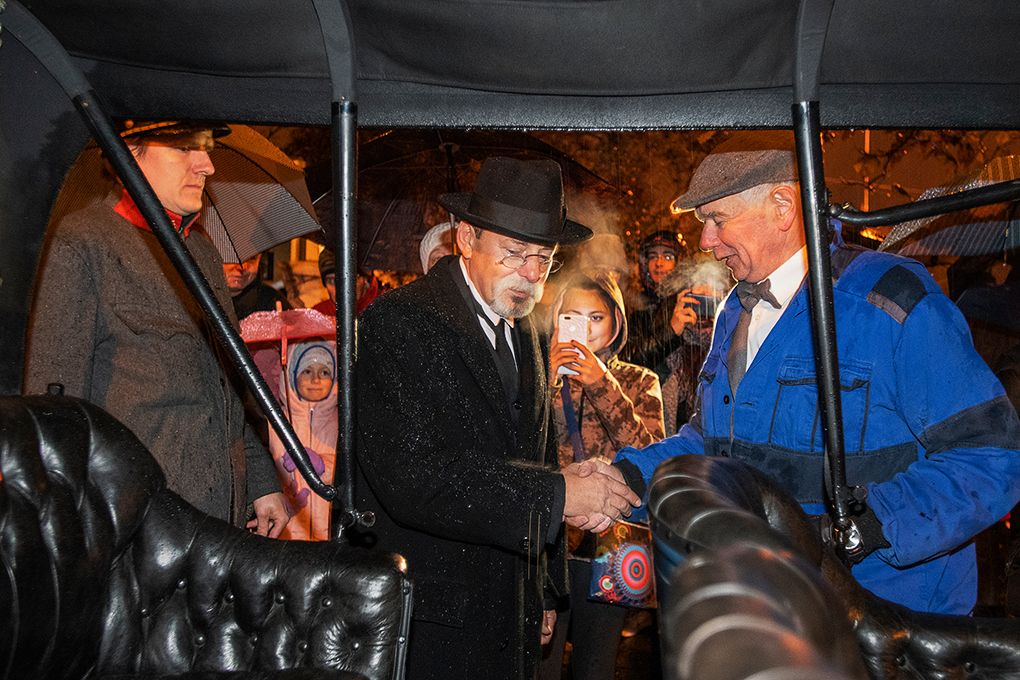 Oslavy vzniku republiky 2018 - Spalovna Chotíkov, Depo2015, Průvod světel (foto: M. Chaloupka, 28.10.2018)