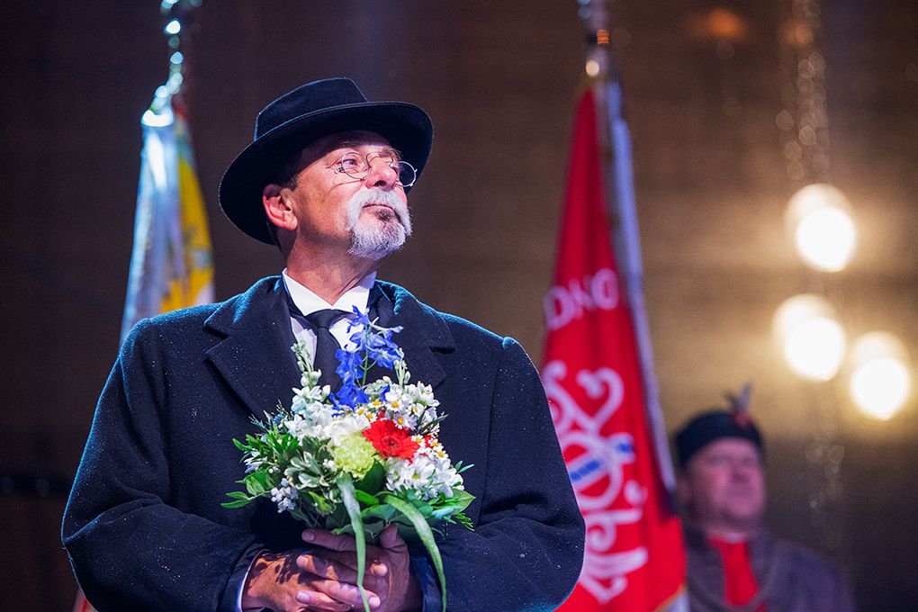 Oslavy vzniku republiky 2018 - Spalovna Chotíkov, Depo2015, Průvod světel (foto: M. Chaloupka, 28.10.2018)