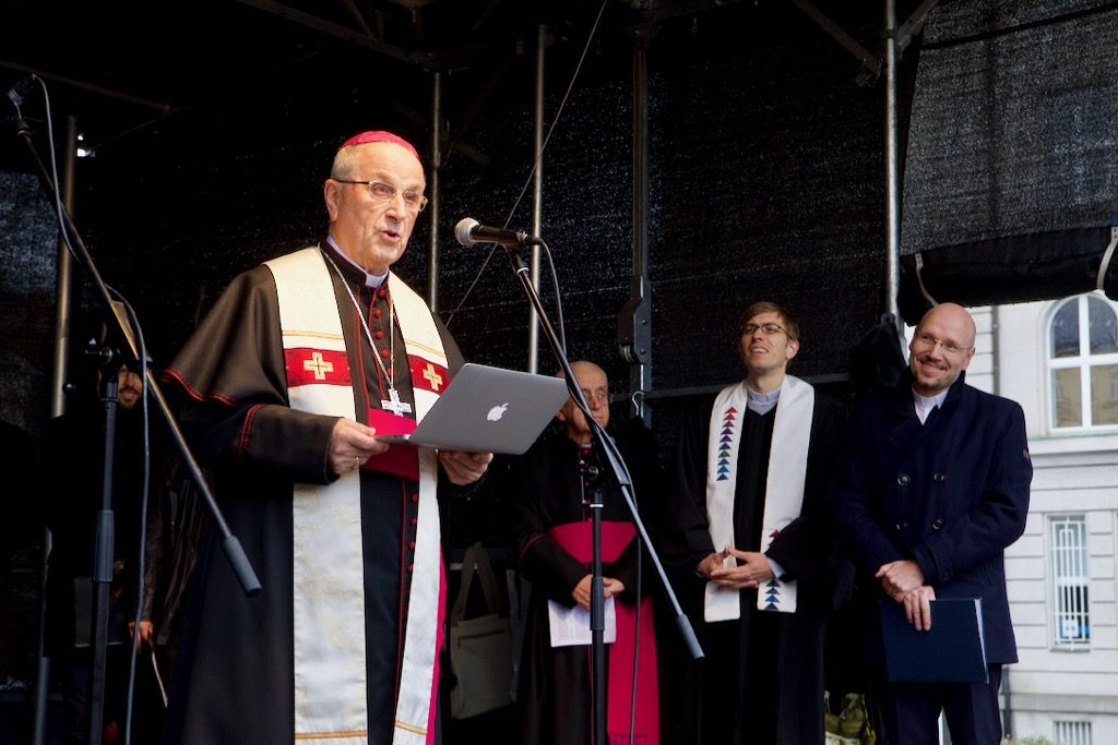 Oslavy vzniku republiky 2018 - náměstí T. G. Masaryka (foto: J. Marek, 28.10.2018)