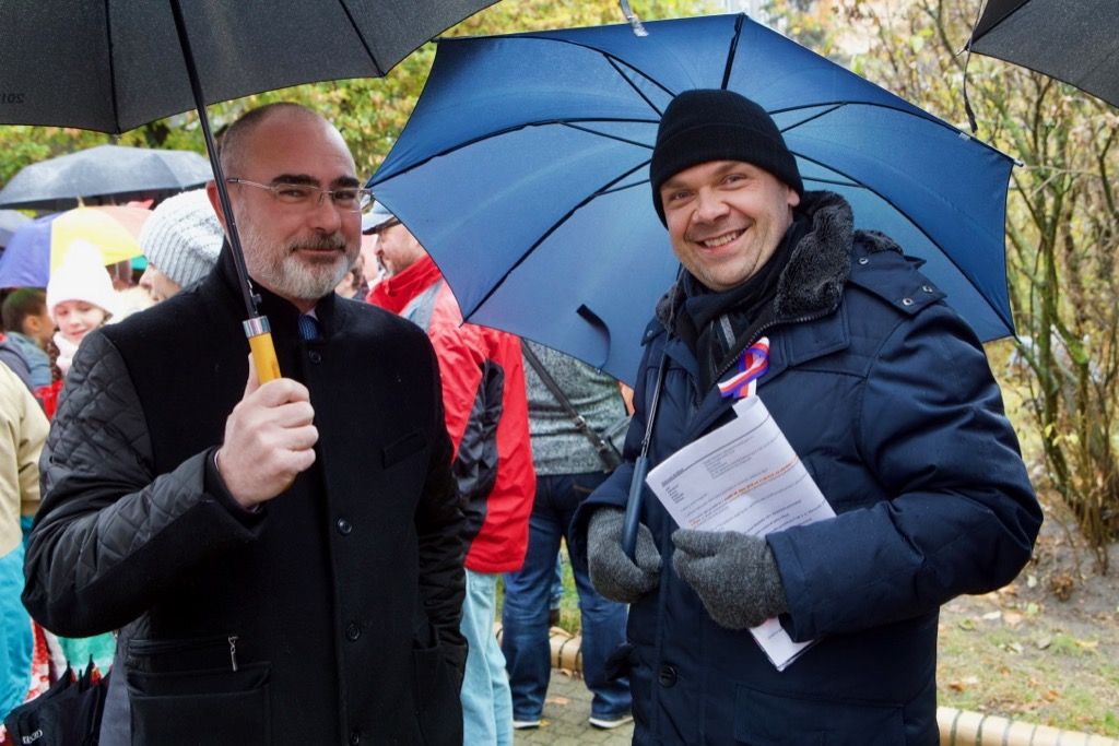 Oslavy vzniku republiky 2018 - náměstí T. G. Masaryka (foto: J. Marek, 28.10.2018)