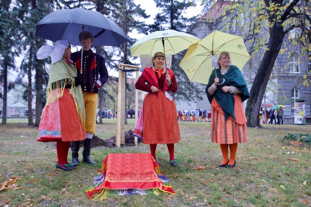 Oslavy vzniku republiky 2018 - náměstí T. G. Masaryka (foto: J. Marek, 28.10.2018)